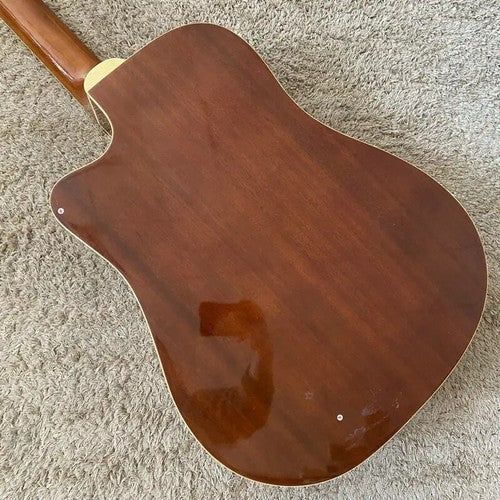 12 String Electric Acoustic Guitar Spruce Maple Plywood Body, with Neck