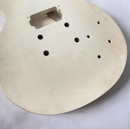 White Single Cut Guitar Basswood Body Fit LP Les Paul