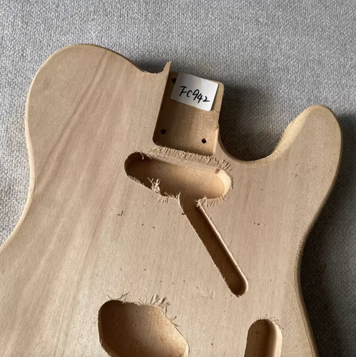 Unfinished Basswood Guitar Single Cut Body Fit Telecaster Tele
