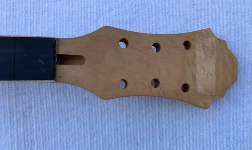 Unfinished Quilted Maple Top Dobro Resonator Guitar Body with Maple neck