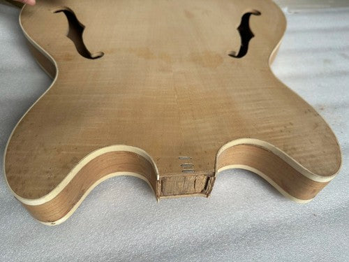 Tiger Maple Top Jazz Guitar Thin Body DIY Project