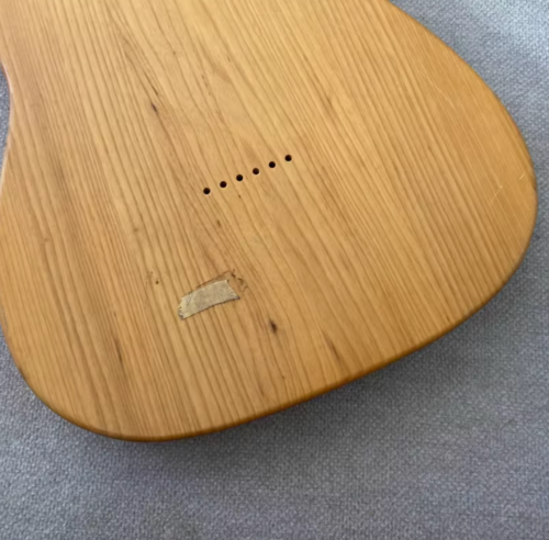 Lefty Ash Wood Guitar Single Cut Body Fit Telecaster Tele