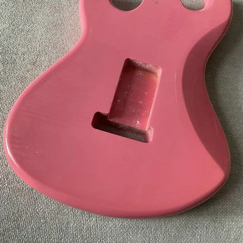 Pink Glossy Finish Guitar Basswood Body Fit Stratocaster ST