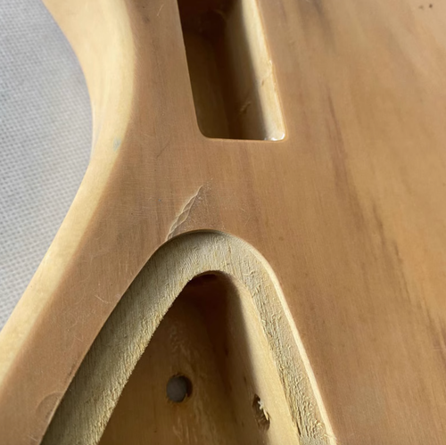 Basswood 4 String Electric Bass Body DIY Project