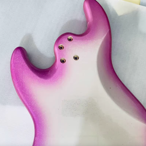 Sparkling Purple Burst 4 String Bass Basswood Body Fit Jazz Bass