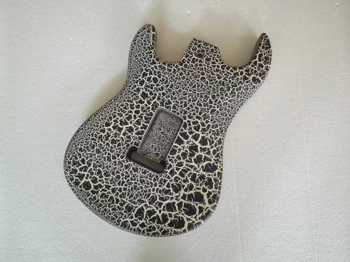 Black White Finish Guitar Basswood Body Fit Stratocaster Strat