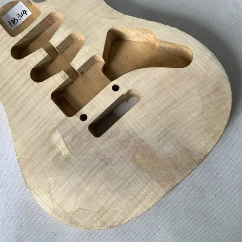 HSS Tiger Maple Top Guitar Basswood Body Fit Stratocaster Strat