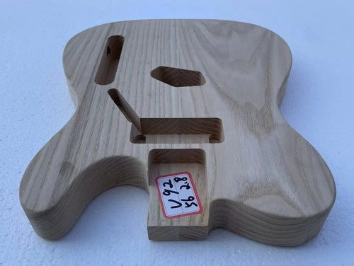 Unfinished Ash Wood Electric Guitar Body Fit Telecaster Tele