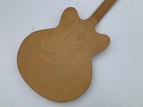 DIY Project Semi Hollow Jazz Guitar Body, with Maple Neck, Rosewood Fretboard