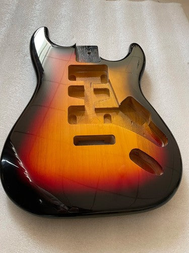 Poplar Wood Tobacco Burst Guitar Body Fit Stratocaster Strat