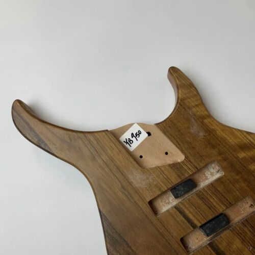 Mahogany Wood Electric Bass Body with Wenge Wood Top