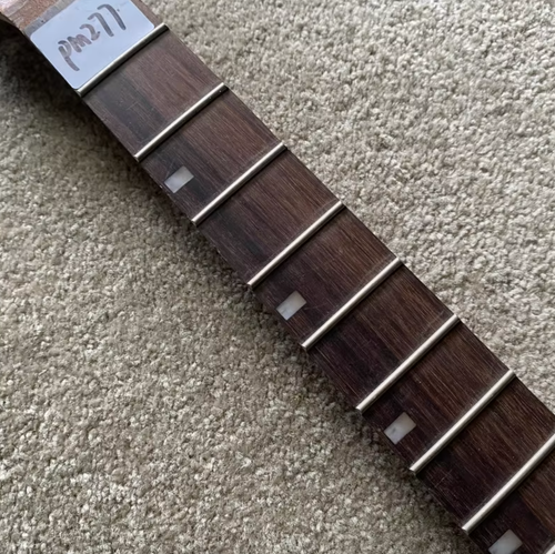 DIY Project Mahogany Wood Guitar Neck, Rosewood Fingerboard Fit Les Paul LP
