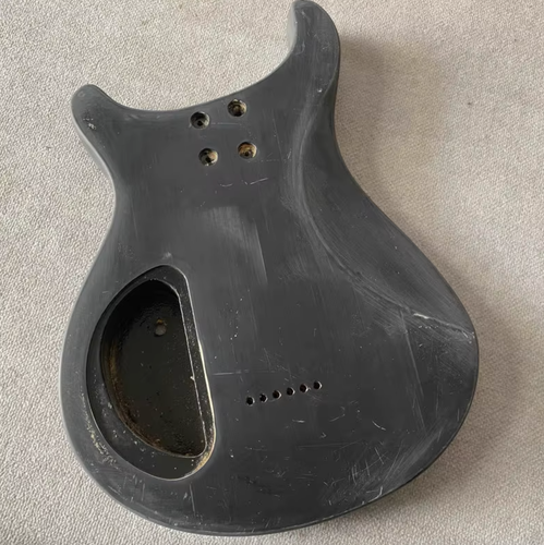 Black Double Cutaway Guitar Solid Basswood Body DIY Project