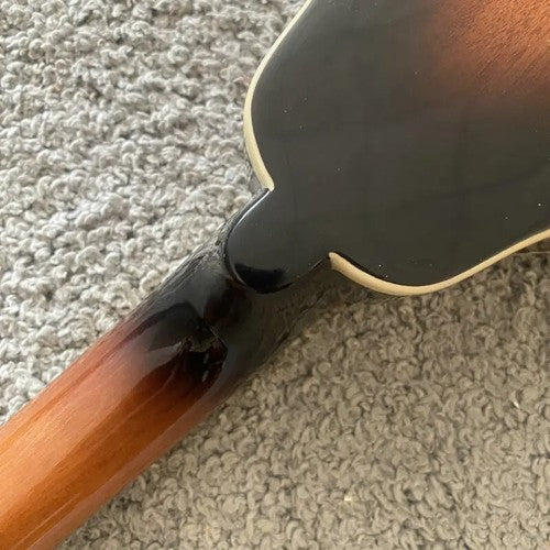 Tobacco Burst 8 String Mandolin Guitar, with Mahogany Neck, Rosewood Fingerboard