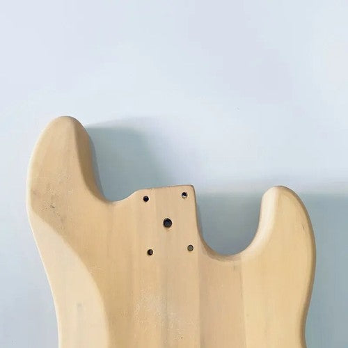 Lefty Basswood 4 String Bass Unfinished Body DIY Project