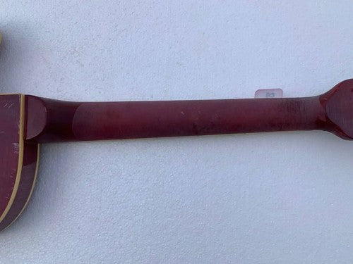 Red Semi Hollow Jazz Guitar Body with Maple Neck, Rosewood Fretboard DIY Project