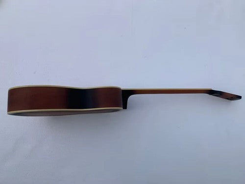 4 String Dobro Resonator Electric Bass, Maple Neck, Rosewood Fingerboard