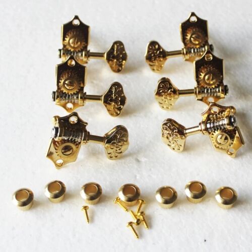 Engraved Guitar Tuners Machine Heads 3+3 Fit Rogue,Epiphone,Ibanez,Eko,Washbburn