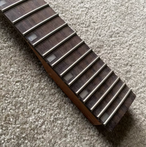 DIY Project Mahogany Wood Guitar Neck, Rosewood Fingerboard Fit Les Paul LP