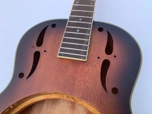 Classic Tobacco Burst Resonator Dobro Guitar, Rosewood Fingerboard Neck