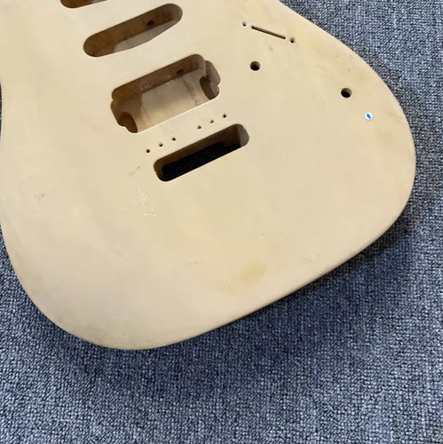 Solid Basswood HSS Guitar Body DIY Project