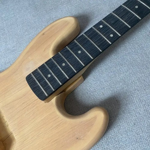 4 String Bass Guitar Body with Maple Neck, Rosewood Fretboard Fit Jazz Bass JB