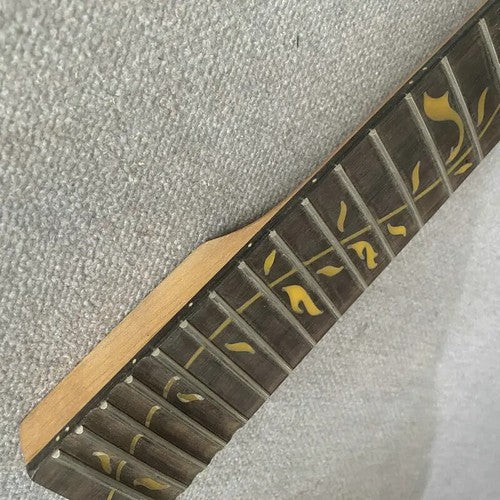 Maple Wood Electric Guitar Neck, Rosewood Fingerboard, Tree of Life Inlay