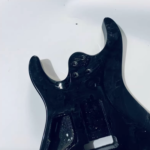 Red HH Tiger Maple Top Mahogany Guitar Body DIY Project