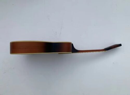 Sunburst Dobro Resonator Guitar DIY Project, Maple Neck, Rosewood Fingerboard