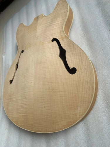 Tiger Maple Top Jazz Guitar Thin Body DIY Project