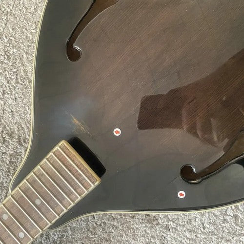 Sunburst 8 String Banjo Guitar, Maple Neck, Rosewood Fingerboard