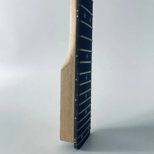 Black Maple Wood Electric Guitar Neck, Rosewood 24 Frets Fingerboard