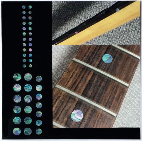 1 Set Abalone Mix Guitar Fingerboard Fretboard Markers Sticker Inlay Dots