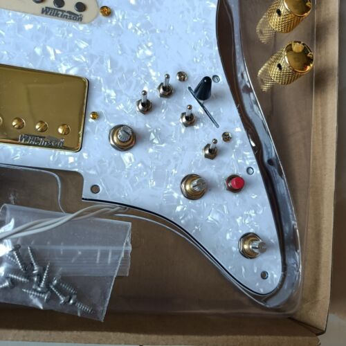 HSH Loaded Prewired Pickguard Wilkinson WVC Alnico5 Pickups Coil Split For Fender Stratocaster Strat