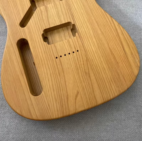 Lefty Ash Wood Guitar Single Cut Body Fit Telecaster Tele