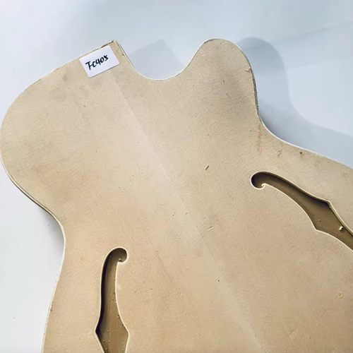 Single Cut Hollow Jazz Guitar Unfinished Body DIY Project