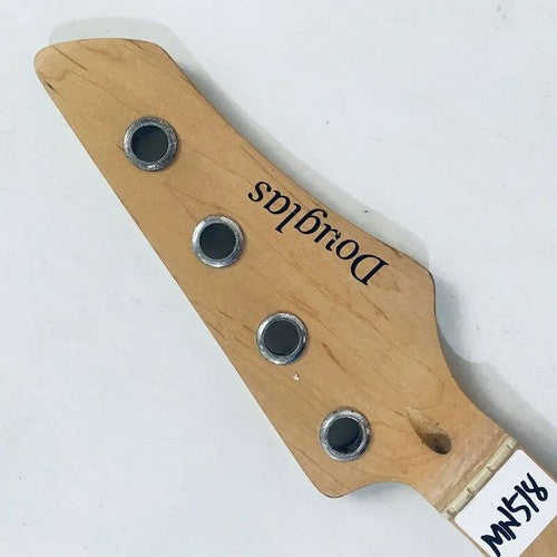 Fretless 4 String Electric Bass Maple Wood Neck DIY Project