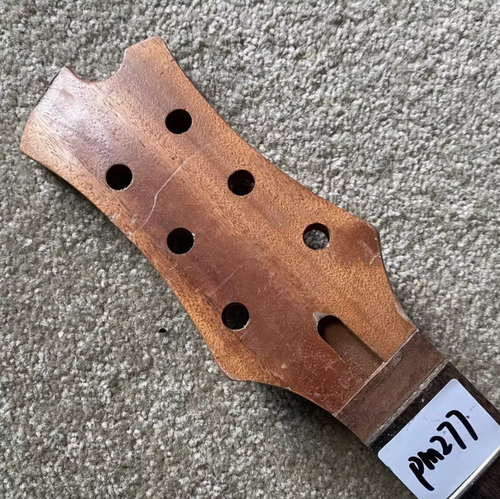 DIY Project Mahogany Wood Guitar Neck, Rosewood Fingerboard Fit Les Paul LP