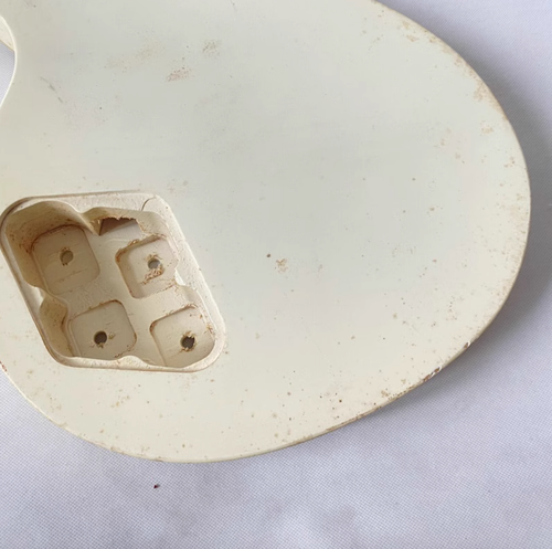 White Single Cut Guitar Basswood Body Fit LP Les Paul