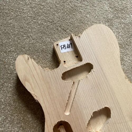 Left Handed Ash Wood Guitar Single Cut Body Fit Telecaster Tele