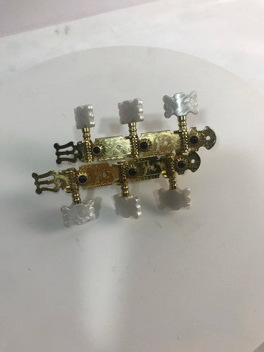 Classical Guitar Gold 3RL Tuning Pegs Machine Heads Fit Washburn,Ibamez,Epiphone