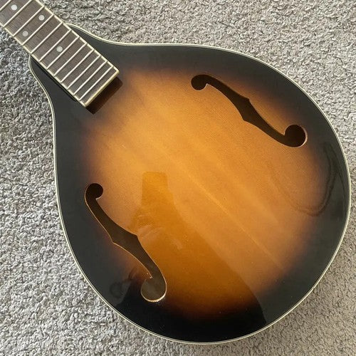 Tobacco Burst 8 String Mandolin Guitar, with Mahogany Neck, Rosewood Fingerboard