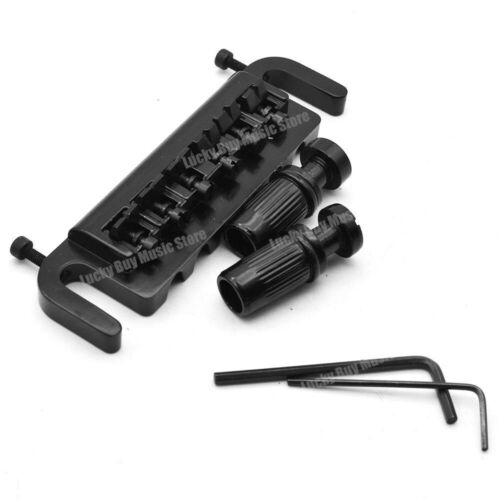 Black Guitar Tune O Matic Wraparound For Epiphone,Washburn,Ibanez,Cort,Rogue