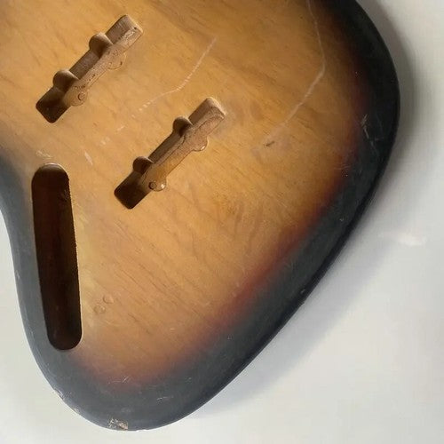 Left Handed 4 String Bass Basswood Body in Sunburst Finish Fit Jazz Bass