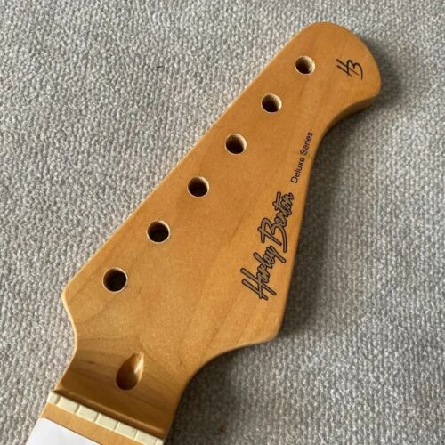 Harley Benton Maple Wood Electric Guitar Neck, 21 Frets Maple Fingerboard