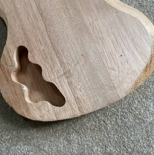 HHH Mahogany Wood Unfinished Guitar Body Fit SG Guitars