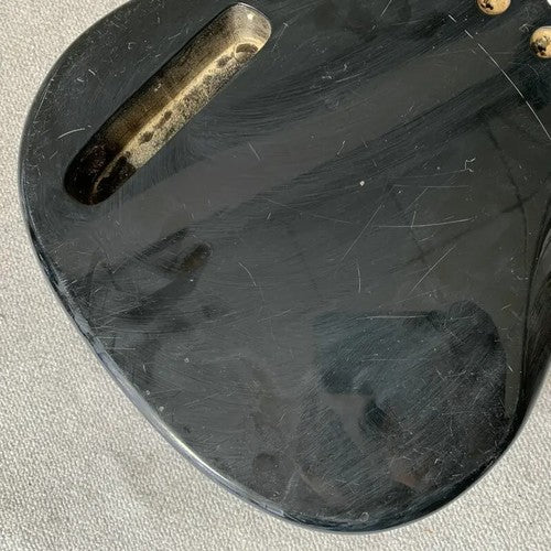 Black 4 String Electric Bass Basswood Body DIY Project