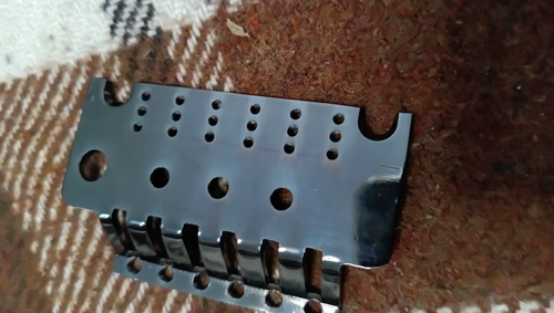 Black Floyd Rose Guitar Bridge Tremolo Base Plate