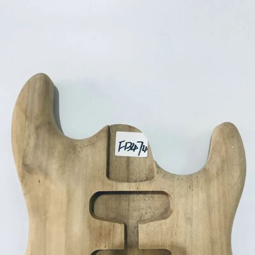 HSS Basswood Guitar Double Cutaway Body with 2 Point Bridge System Fit Strat ST