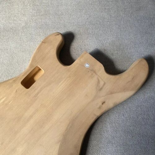 Unfinished Basswood 4 String Electric Bass Body Fit Precision P Bass